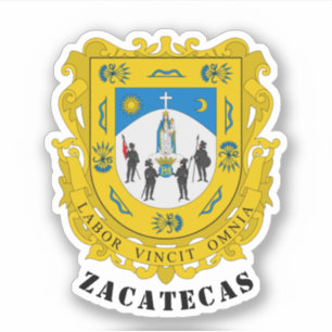 Wapen van Zacatecas, Mexico Sticker