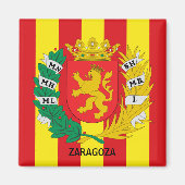 Wapen van Zaragoza, SPANJE Magneet (Voorkant)
