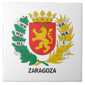 Wapen van Zaragoza, SPANJE Tegeltje (Voorkant)