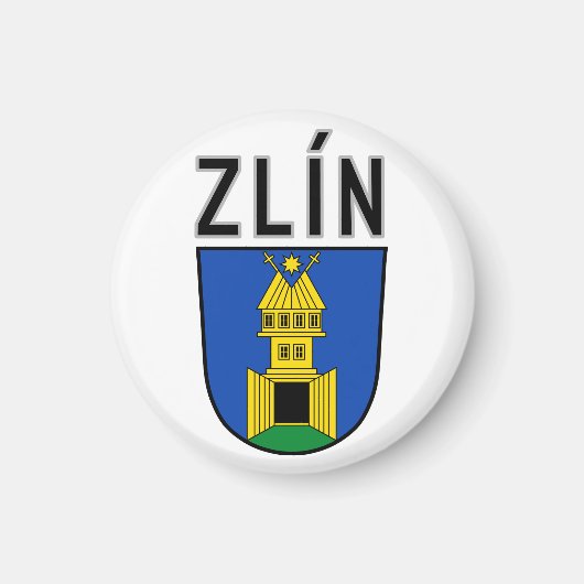 Wapen van Zlín, Tsjechië Magneet (Voorkant)