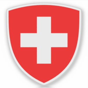 Wapen van Zwitserland Sticker