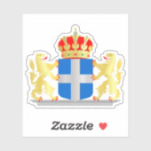 Wapen van Zwolle, Nederland Sticker (Vel)
