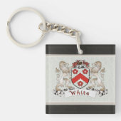 Wapen Witte achternaam Sleutelhanger (voorkant)