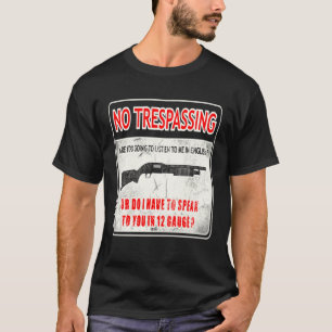 Wapenbeheersing Geen Betreding 2e Amendement Vrijh T-shirt