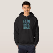 Wapenbeheersing is het gebruik van beide handen Pr Hoodie (Voorkant volledig)
