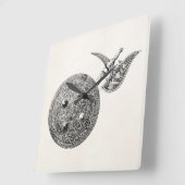 Wapenbekleding Ax schildvuurwapens Vierkante Klok (Hoek)