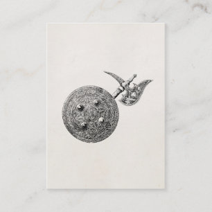 Wapenbekleding Ax schildvuurwapens Visitekaartje