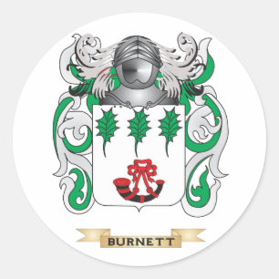 Wapenbekleding (familiekust) ronde sticker