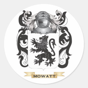 Wapenbekleding (familiekust) ronde sticker