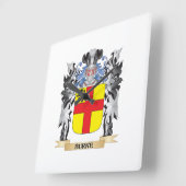 Wapenbekleding - familiekust vierkante klok (Hoek)