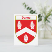 Wapenbekleding/gezinscrest Briefkaart (Staand voorkant)