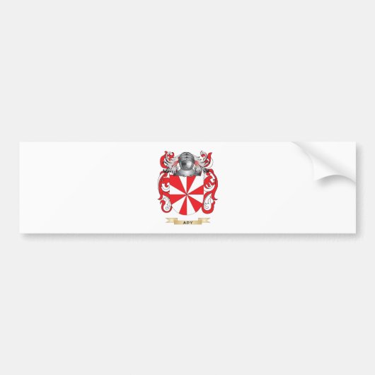 Wapenbekleding (gezinscrest) bumpersticker (Voorkant)