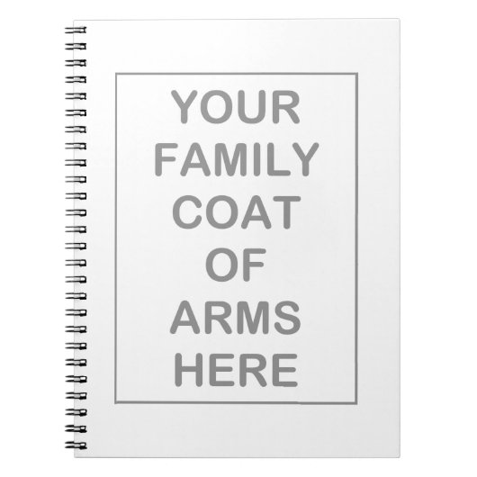 Wapenbekleding Notitieboek (Voorkant)