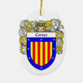 Wapenbekleding van Cortez Keramisch Ornament (Voorkant)