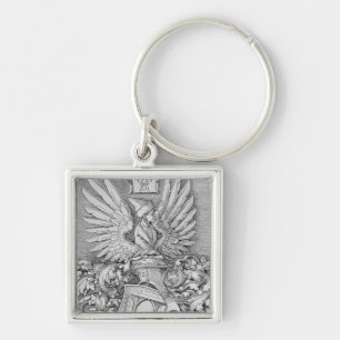 Wapenbekleding van de Durer-familie Sleutelhanger