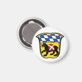 Wapenbekleding van Freising, Duitsland Magneet (Voorkant / Achterkant)