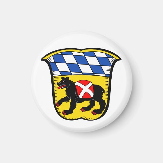Wapenbekleding van Freising, Duitsland Magneet (Voorkant)