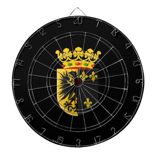 Wapenbekleding van het werkum dartbord (Voorkant)