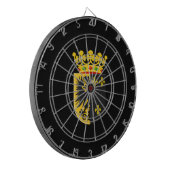 Wapenbekleding van het werkum dartbord (Voorkant Links)