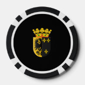 Wapenbekleding van het werkum pokerchips (Achterkant)