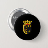 Wapenbekleding van het werkum ronde button 5,7 cm (Voorkant /achterkant)