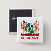 Wapenbekleding van Surinaamse Button (Voorkant /achterkant)