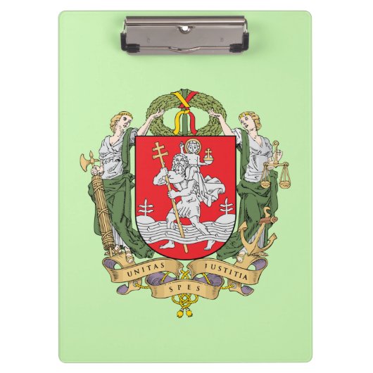Wapenbekleding van Vilnius, Litouwen Klembord (Voorkant)