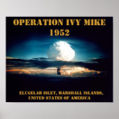 Wapenbeproeving Verenigde Staten van Amerika 1952 Poster (Voorkant)