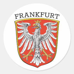 Wapenbezit van Frankfurt - DUITSLAND Ronde Sticker