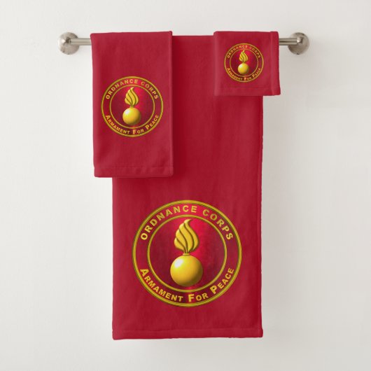 Wapencorps bad handdoek (Insitu)