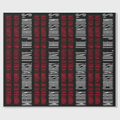 Wapend met kerstfeest cadeaupapier (Vlak)