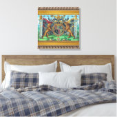 Wapendoek Canvas Afdruk (Insitu (Slaapkamer))