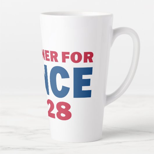Wapeneigenaar voor Vance 2028 Latte Mok (Rechts)