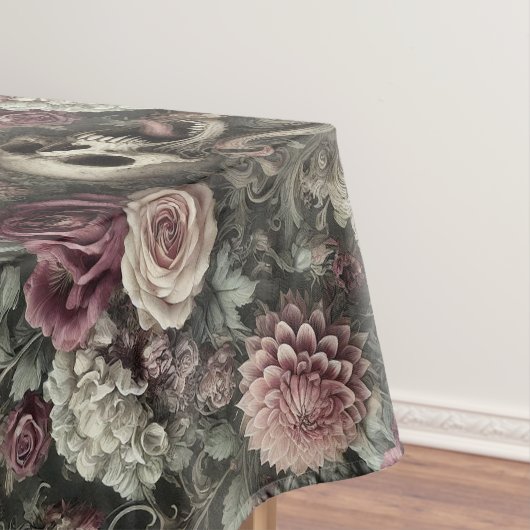 Wapenen in de Rozen – Gotische Grote Print Tafelkleed (Voorbeeld)