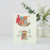Wapenhoeken van Henry VII en Elizabeth of York Briefkaart (Staand voorkant)