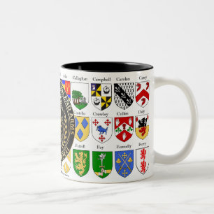 Wapenhogeschool van Heraldry Tweekleurige Koffiemok