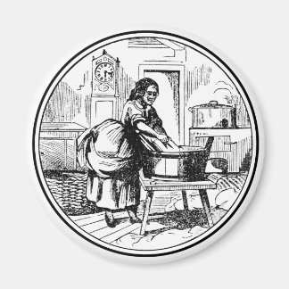 Wapenhuiswaskamer Illustratie Wit Magneet
