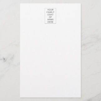 Wapenkarton met briefhoofd briefpapier