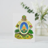 Wapenkat van Honduras Briefkaart (Staand voorkant)