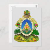 Wapenkat van Honduras Briefkaart (Voorkant / Achterkant)