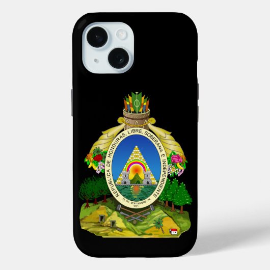 Wapenkat van Honduras Case-Mate iPhone Case (Achterkant)