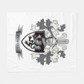 Wapenkleding van de familie Powell Fleece Deken (Voorkant (Horizontaal))