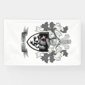 Wapenkleding van de familie Powell Spandoek (Horizontaal)