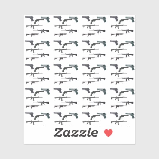 Wapenkoeling Sticker (Vel)