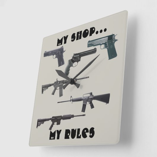 Wapenkoeling Vierkante Klok (Hoek)