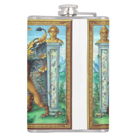 Wapenkolf Heupfles (Achterkant)