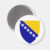 Wapenmagneet in Bosnië en Herzegovina Magneet (Voorkant / Achterkant)