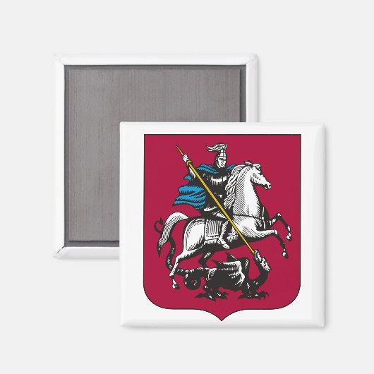 Wapenmagneet van Moskou Magneet (Voorkant / Achterkant)