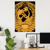 Wapenmakreel van de Sovjet-Unie Wreater Russisch Poster (Thuiskantoor)