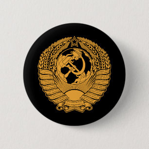 Wapenmakreel van de Sovjet-Unie Wreater Russisch Ronde Button 5,7 Cm